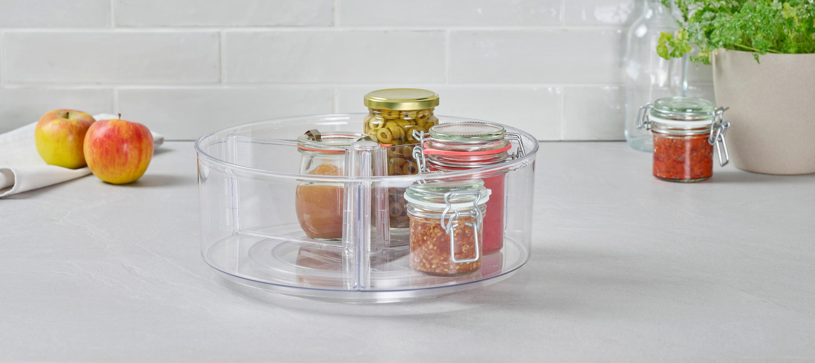 SNURRBRICKA     - klar, Basics, plast (29/11,5cm) - Homeware Profession.