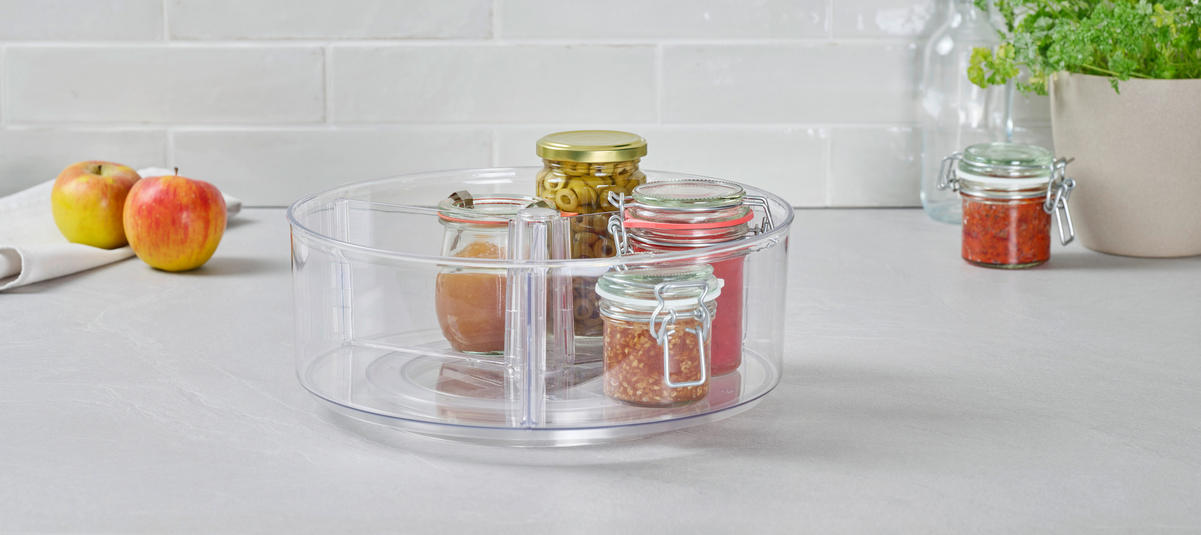 OKRETNI PLADANJ       29/11,5 cm       - prozirno, Basics, plastika (29/11,5cm) - Homeware Profession.
