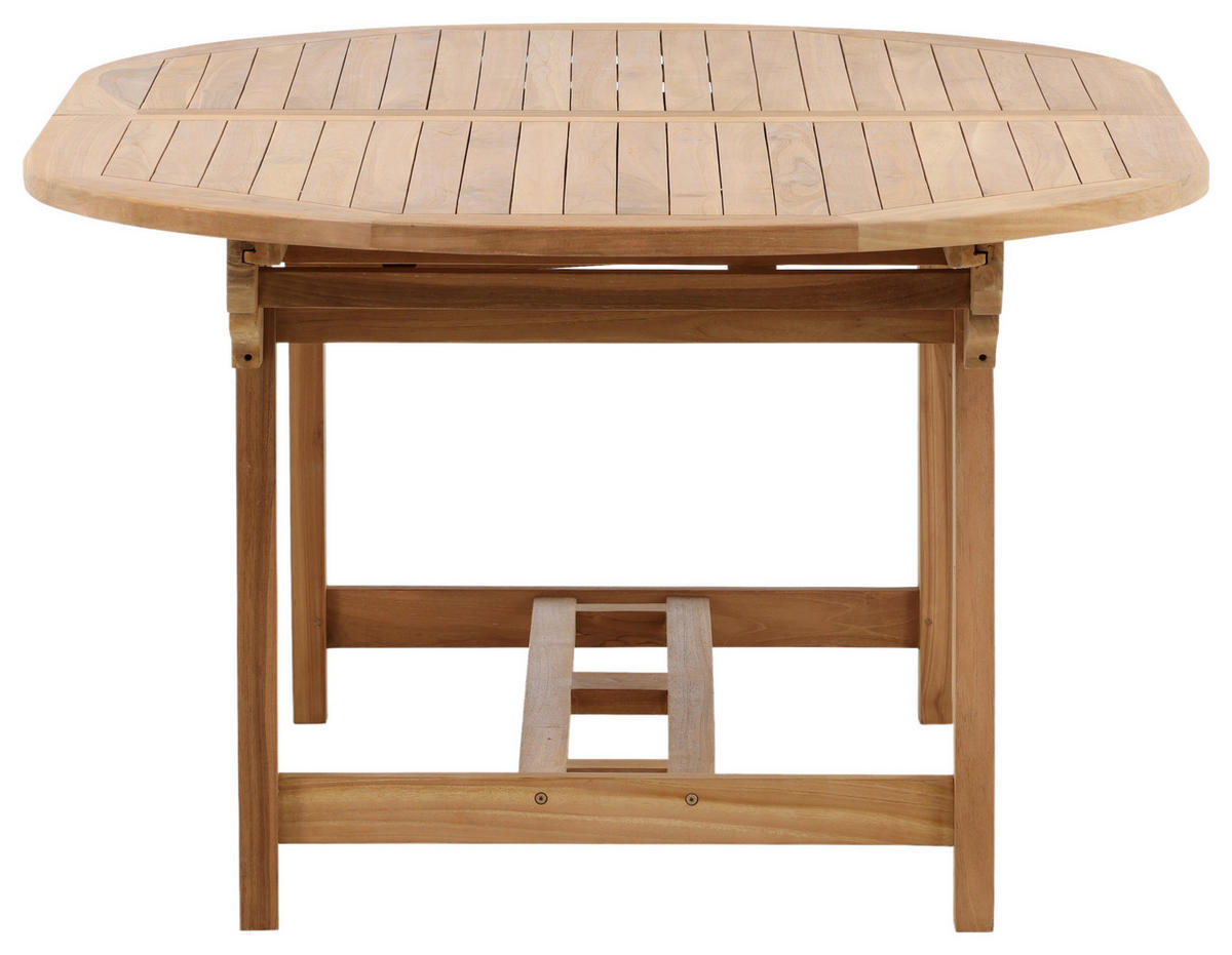 GARTENTISCH 180/120/75 cm  - Teakfarben, KONVENTIONELL, Holz (180/120/75cm) - Gardenson