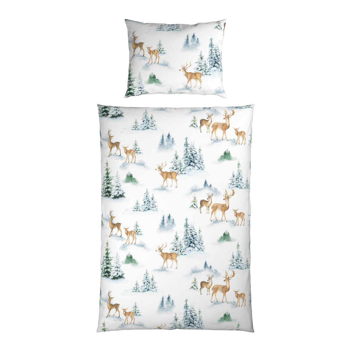 BETTWÄSCHESET 2-teilig Flanell 160/210 cm  - Multicolor, Konventionell, Textil (160/210cm) - Esposa