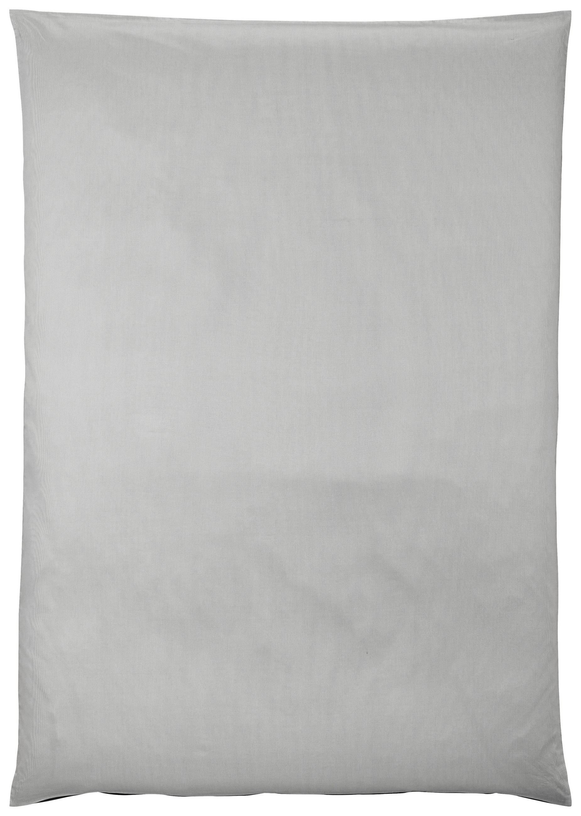DUVETBEZUG Purity Makosatin 160/210 cm  - Anthrazit/Grau, Design (160/210cm) - Joop!