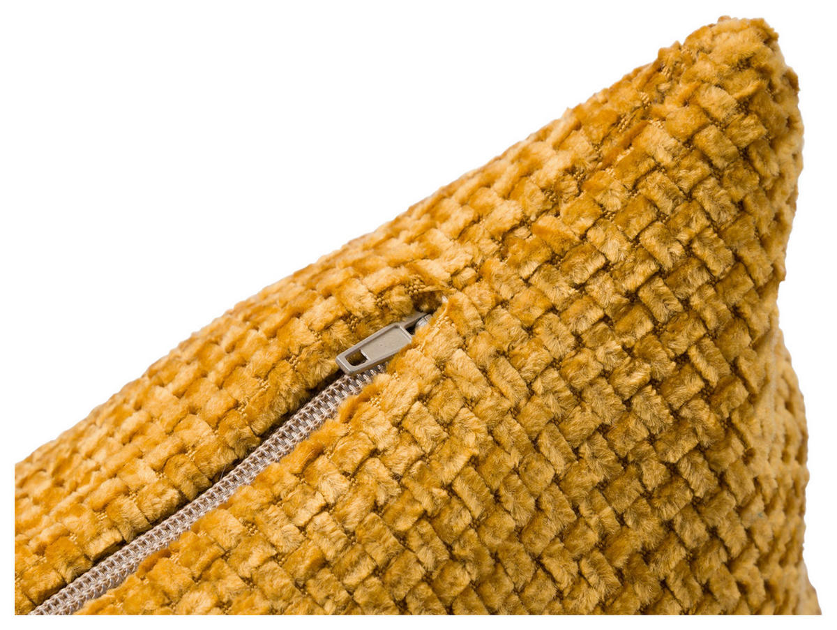 DEKORAČNÝ VANKÚŠ 50/50 cm - svetložltá, Basics, textil (50/50cm) - Novel