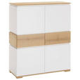 HIGHBOARD  in 100/120/40 cm  - Eichefarben/Weiß, KONVENTIONELL, Holzwerkstoff (100/120/40cm) - Novel