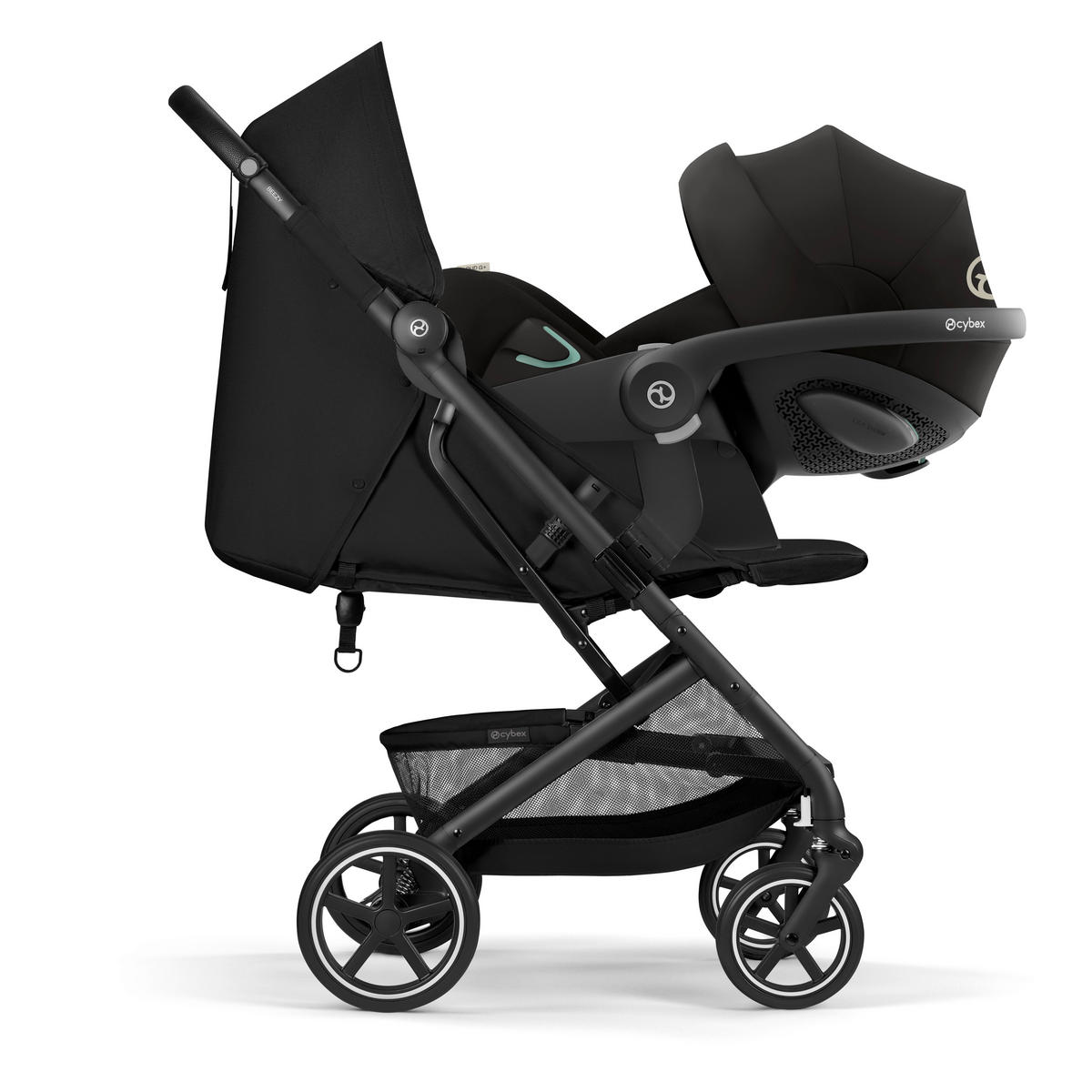 BUGGY BEEZY BLK  - Schwarz, Basics, Kunststoff/Textil (82/45,5/107cm) - cybex GOLD
