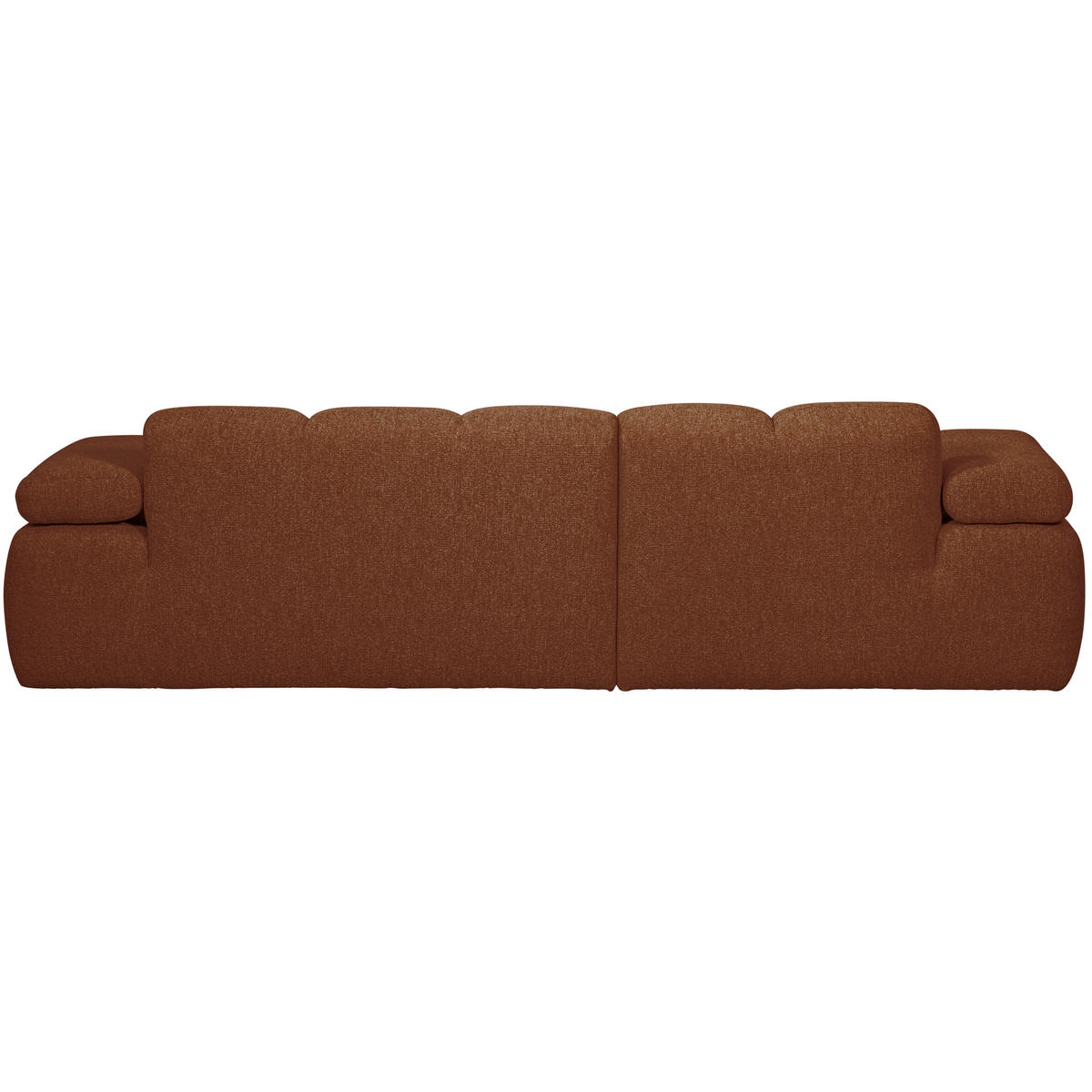 ECKSOFA Mojo Rostfarben Bouclé Armteilverstellung  - Rostfarben/Schwarz, MODERN, Kunststoff/Textil (160/284cm) - Livetastic