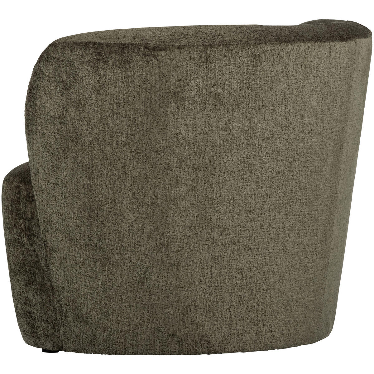 RÉCAMIERE in Samt Dunkelgrün  - Dunkelgrün/Schwarz, Design, Kunststoff/Textil (112/73/80cm) - Livetastic