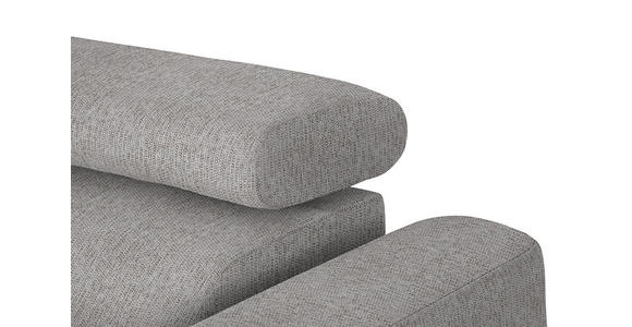 ECKSOFA in Webstoff Taupe 205/280 cm - Taupe/Schwarz, Design, Textil/Metall (205/280cm) - Xora