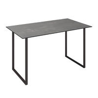 GARTENTISCH 158/90/68 cm Metall, Kunststoff rechteckig  - Anthrazit/Dunkelbraun, Design, Kunststoff/Metall (158/90/68cm) - Amatio