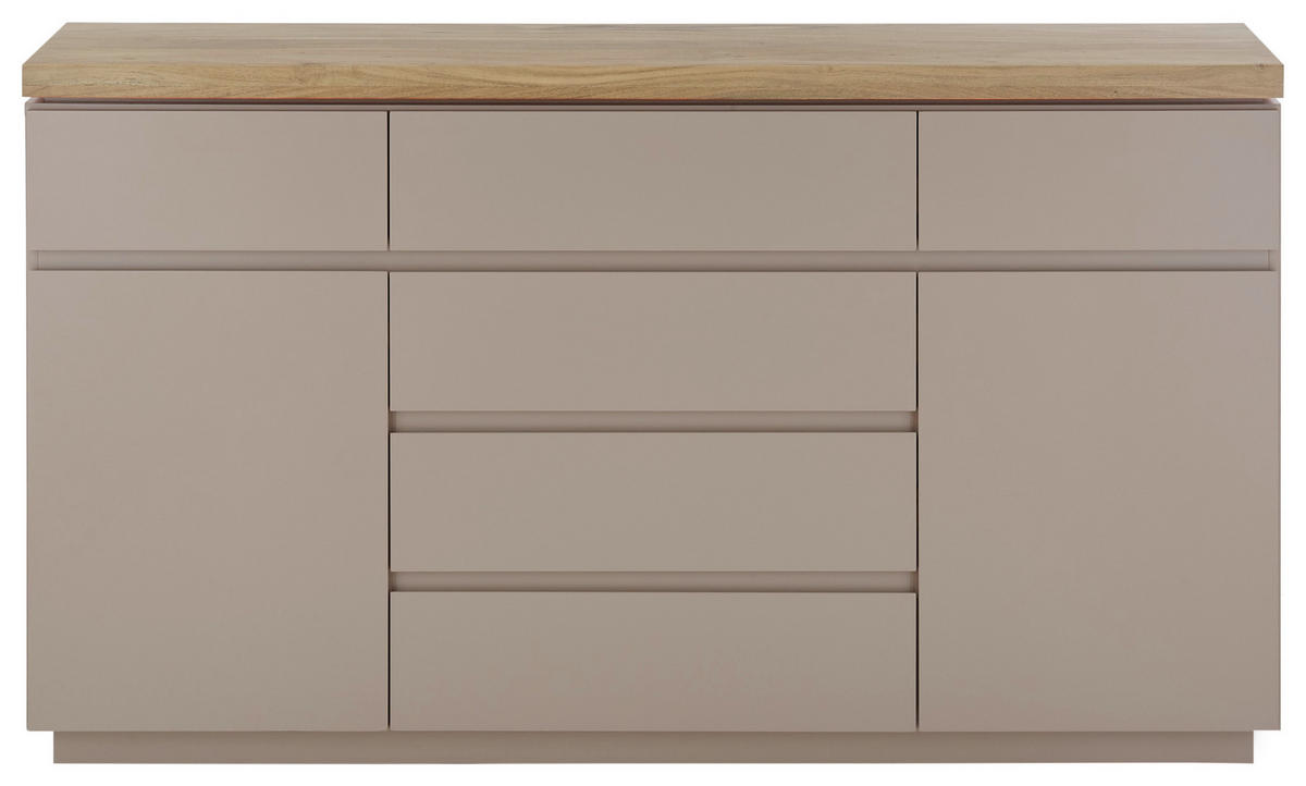 SIDEBOARD Palamos  in 150/86/40 cm  - Naturfarben/Grau, Basics, Holz/Holzwerkstoff (150/86/40cm)