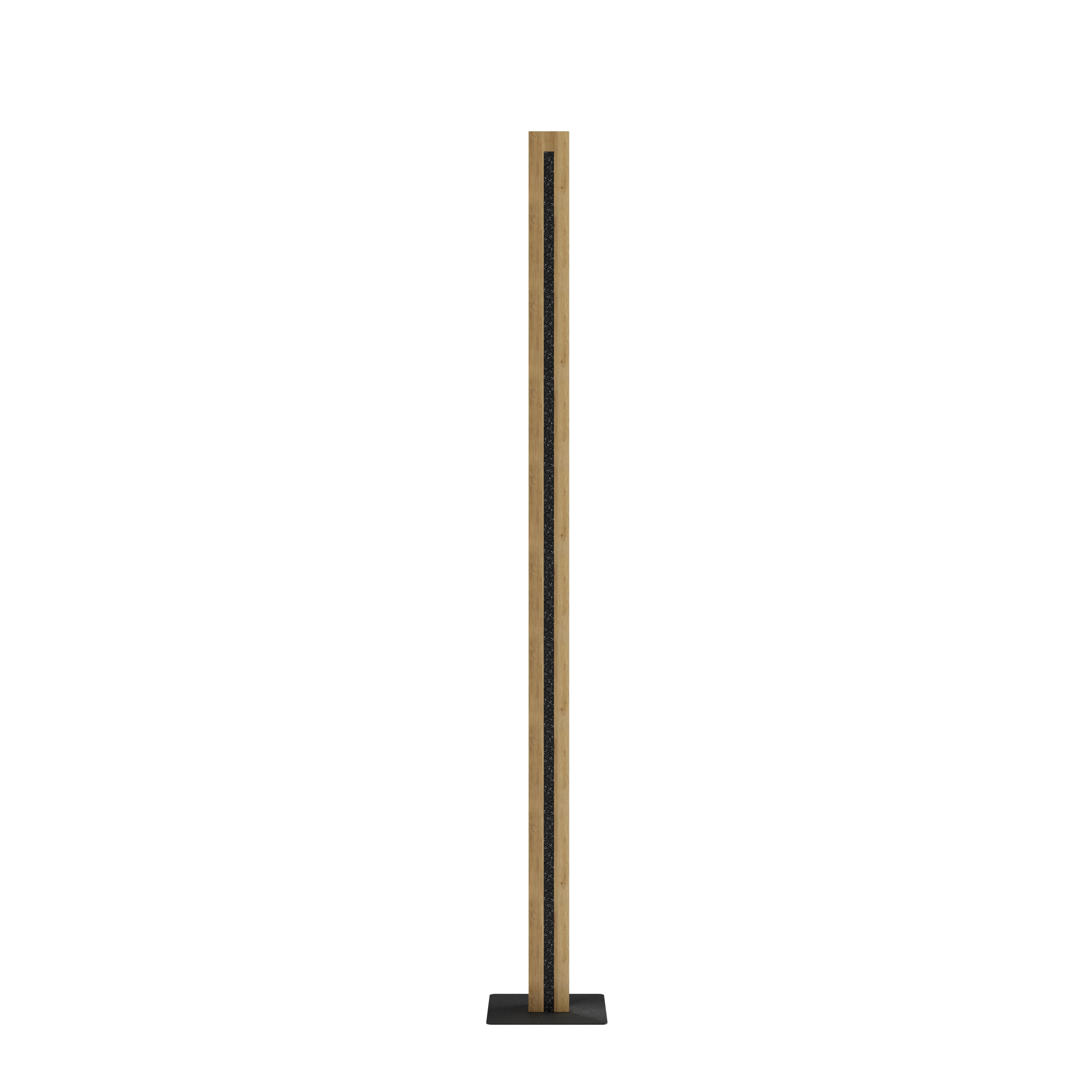 XXXLutz Led-Stehleuchte Oberstdorf Schwarz 150 cm