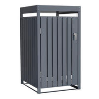 KRYT NA POPOLNICU 68/80/124 cm   - antracitová, Basics, kov (68/80/124cm) - Ambia Garden
