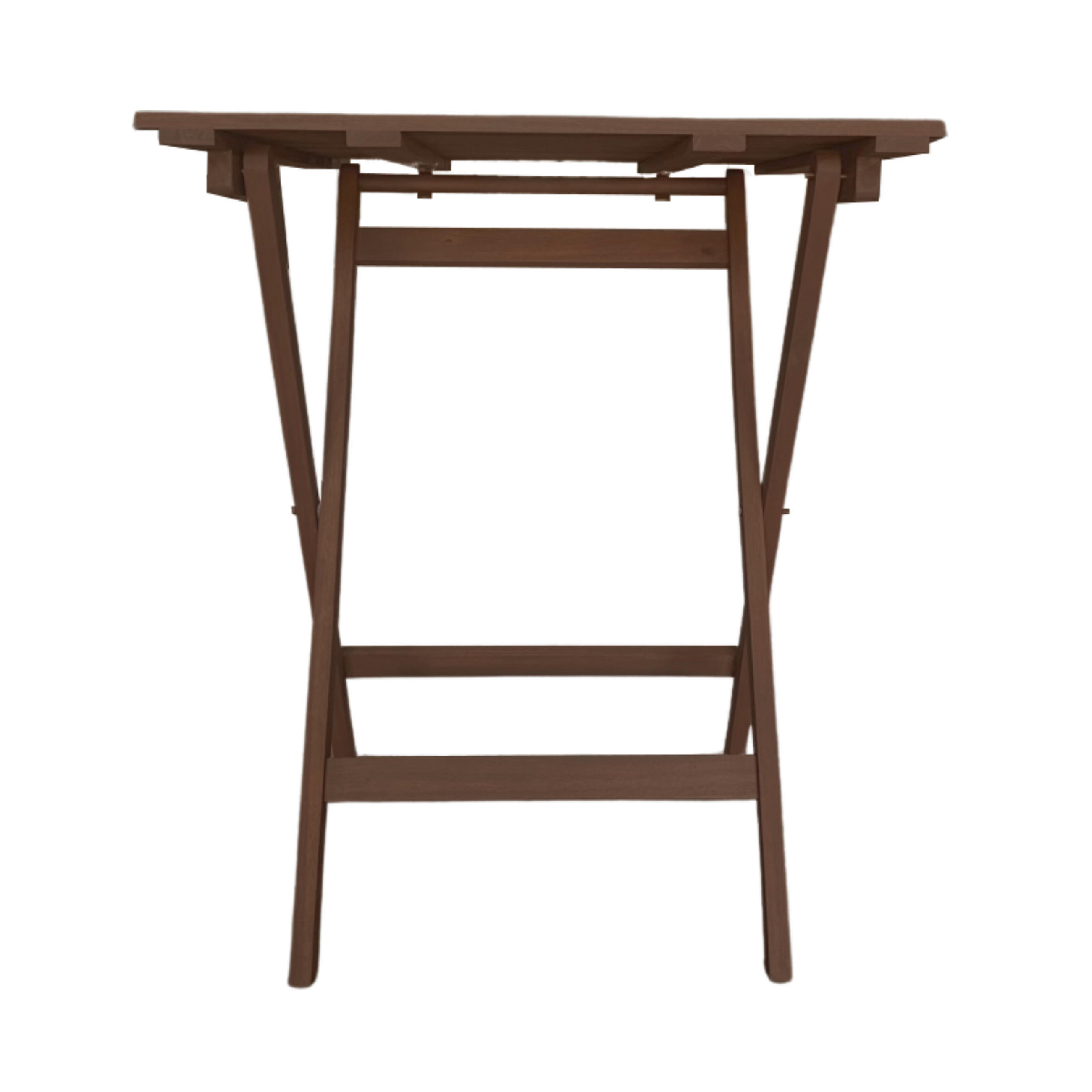 GARTENKLAPPTISCH  - Braun, Basics, Holz/Metall (60/74cm) - Ambia Home