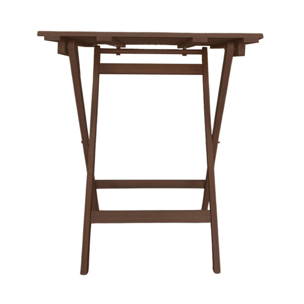 GARTENKLAPPTISCH  - Braun, Basics, Holz/Metall (60/74cm) - Ambia Home