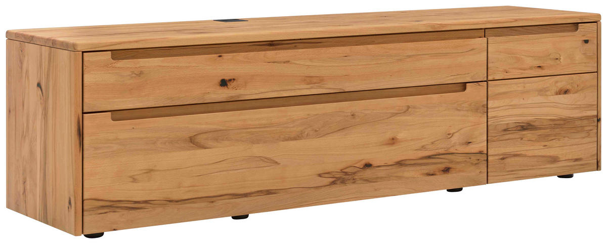 LOWBOARD  in 184,4/53/47,1 cm  - Buchefarben, Natur, Holz (184,4/53/47,1cm) - Valdera