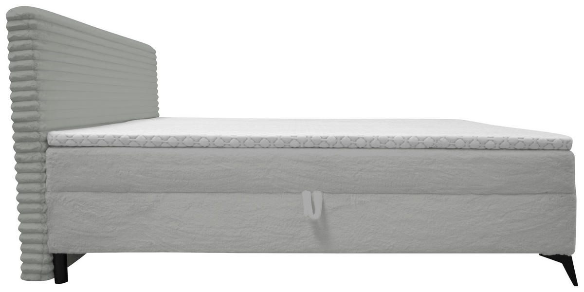 BOXBETT 180/200 cm  in Grau  - Schwarz/Grau, Design, Holz/Holzwerkstoff (180/200cm) - Xora
