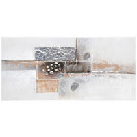 ULJANA SLIKA    120/55 cm     - braon/srebrna, Dizajnerski, drvo/metal (120/55cm) - Monee