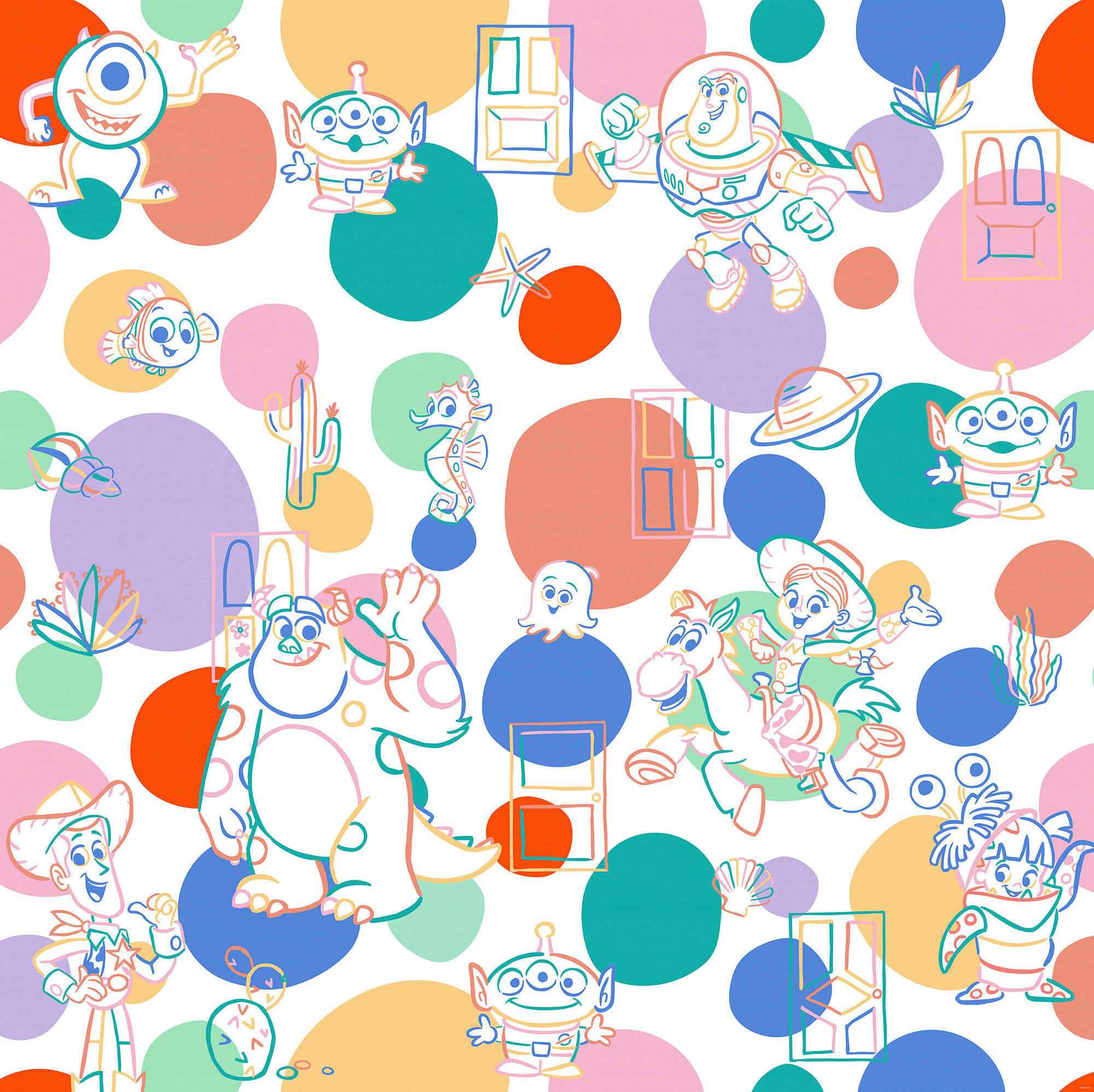 FOTOTAPETE MEMORIES  - Naturfarben, Design, Textil (250/250cm) - Disney