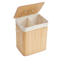 WÄSCHEKORB - Naturfarben, Trend, Naturmaterialien/Holzwerkstoff (50/61/40cm) - Boxxx