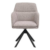 SNURRSTOL  i greige, svart  - greige/svart, Klassisk, metall/trä (56/84/61cm) - Rowico