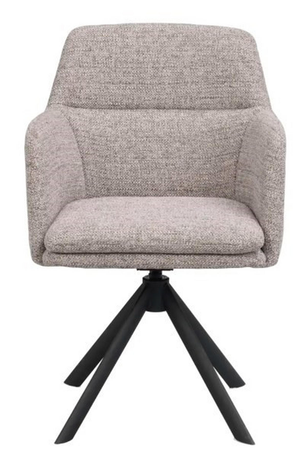 SNURRSTOL  i greige, svart  - greige/svart, Klassisk, metall/trä (56/84/61cm) - Rowico