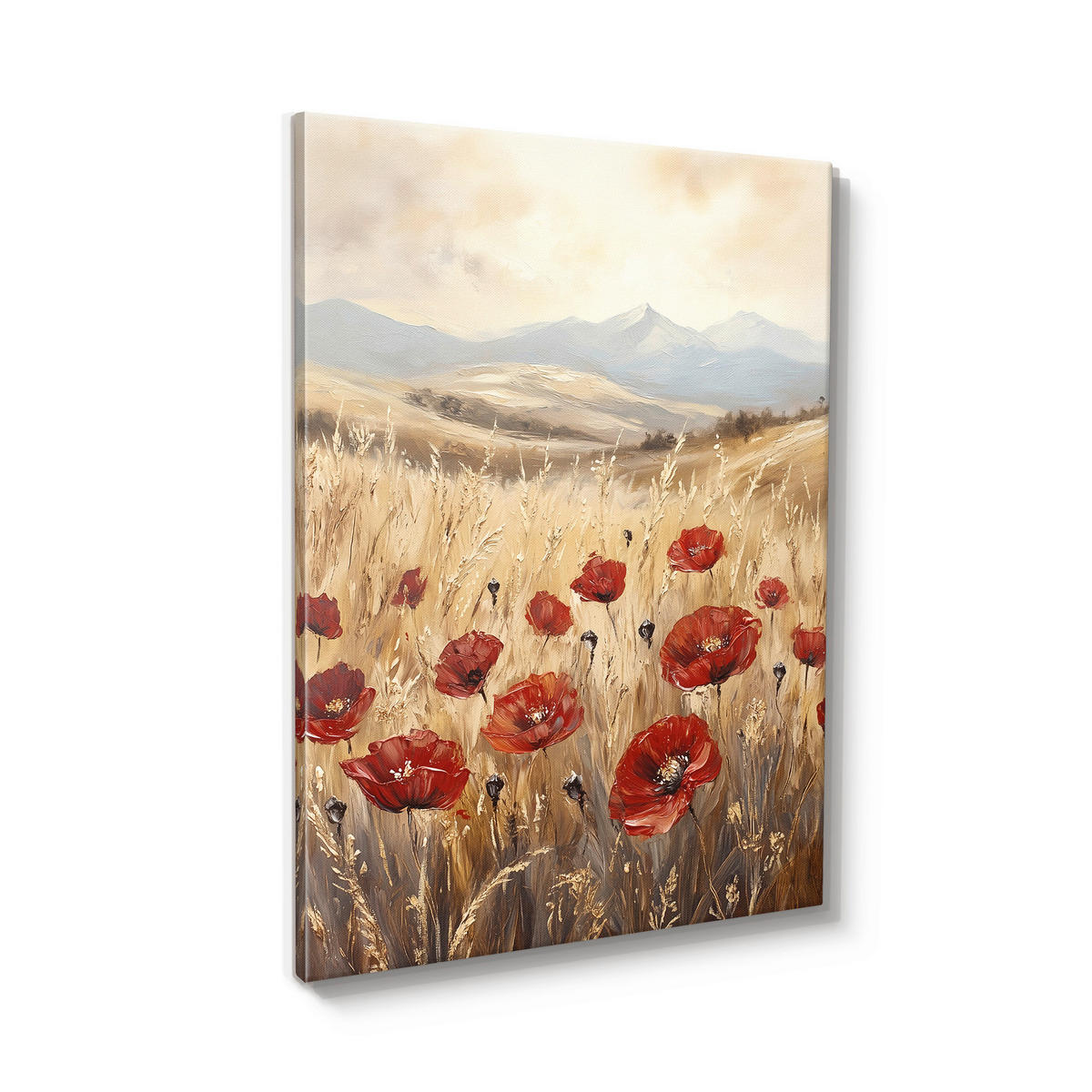 LEINWANDBILD Landschaft & Natur, Blumen 60/80 cm  - Multicolor, Basics, Holz/Textil (60/80cm)