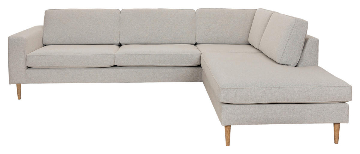 SOFFA i svart, vit  - vit/svart, Basics, metall/trä (269/85/210cm) - Hom`in