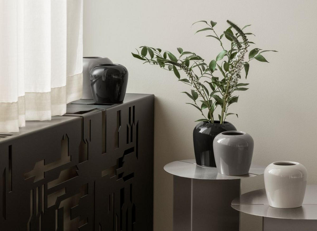 VASE LETA  - Beige, Basics, Keramik (13,0/13,0cm) - Blomus
