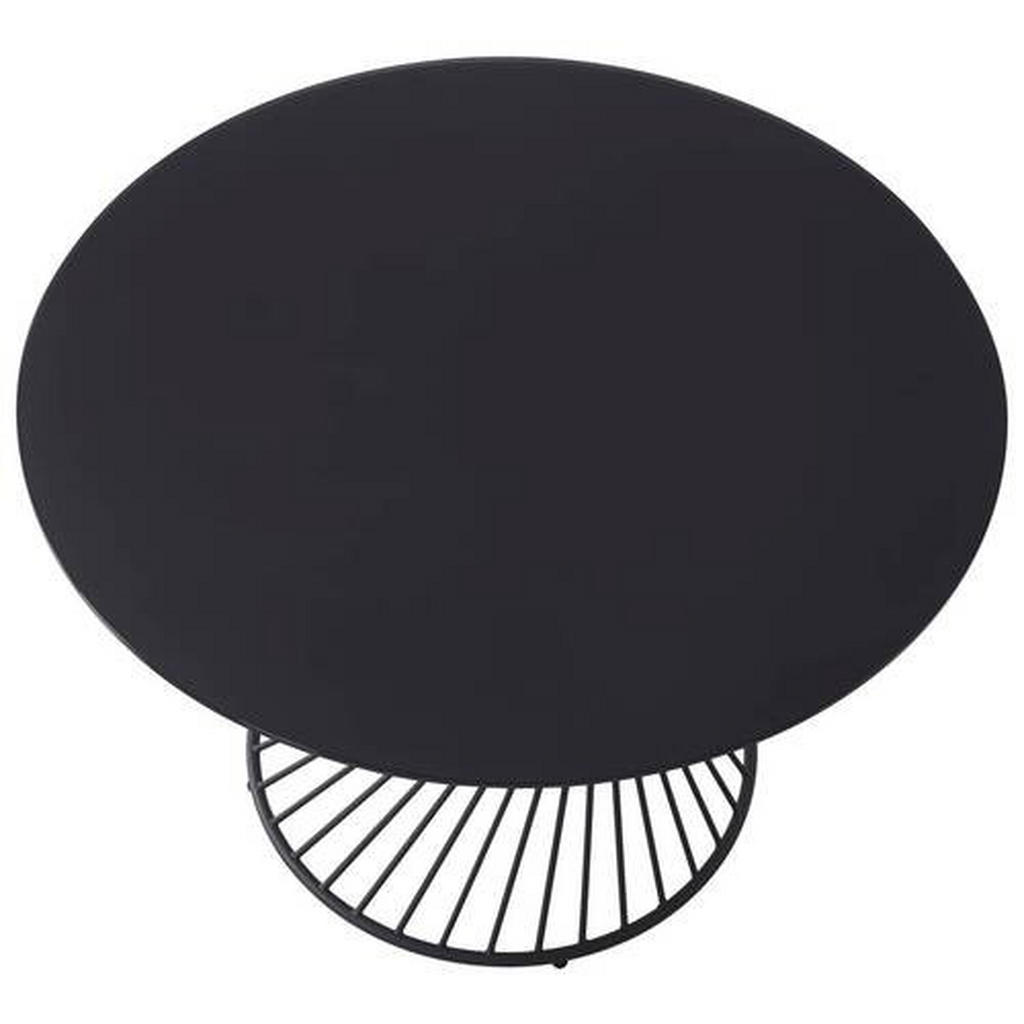 Thumbnail - Ambia Home Esstisch, Schwarz, Metall, Glas, rund, rund, 110x76x110 cm, Esszimmer, Tische, Esstische, Glastische
