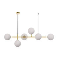 HÄNGELEUCHTE Alisa 121/129/39 cm  - Goldfarben, KONVENTIONELL, Metall (121/129/39cm)