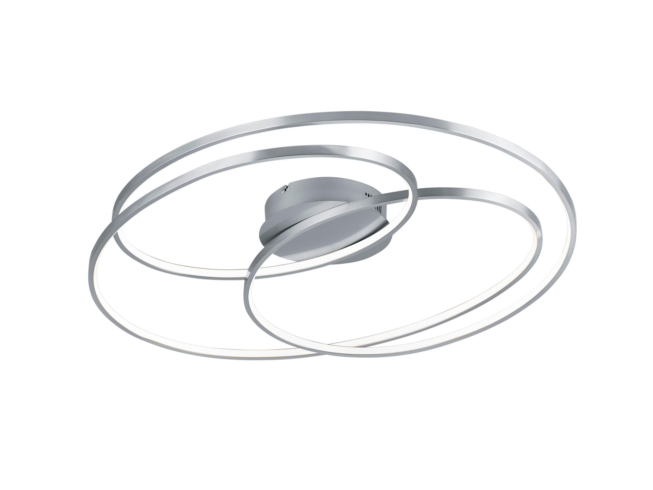 LED-DECKENLEUCHTE Gale 80/14/65 cm   - Nickelfarben, Design, Metall (80/14/65cm) - Trio Leuchten