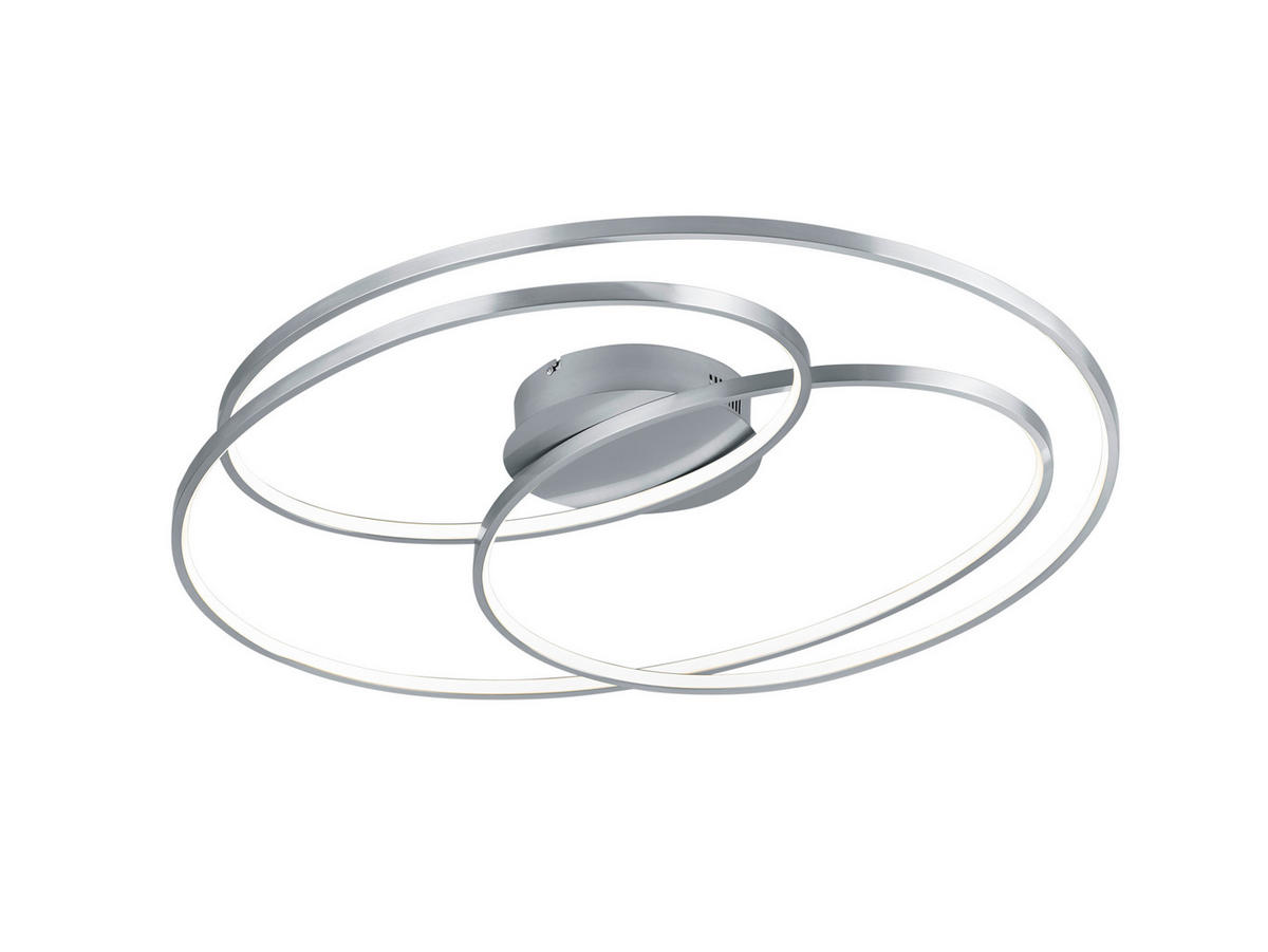 LED-TAKLAMPA Gale 50 W  - nickelfärgad, Design, metall (80/14/65cm) - Trio Leuchten