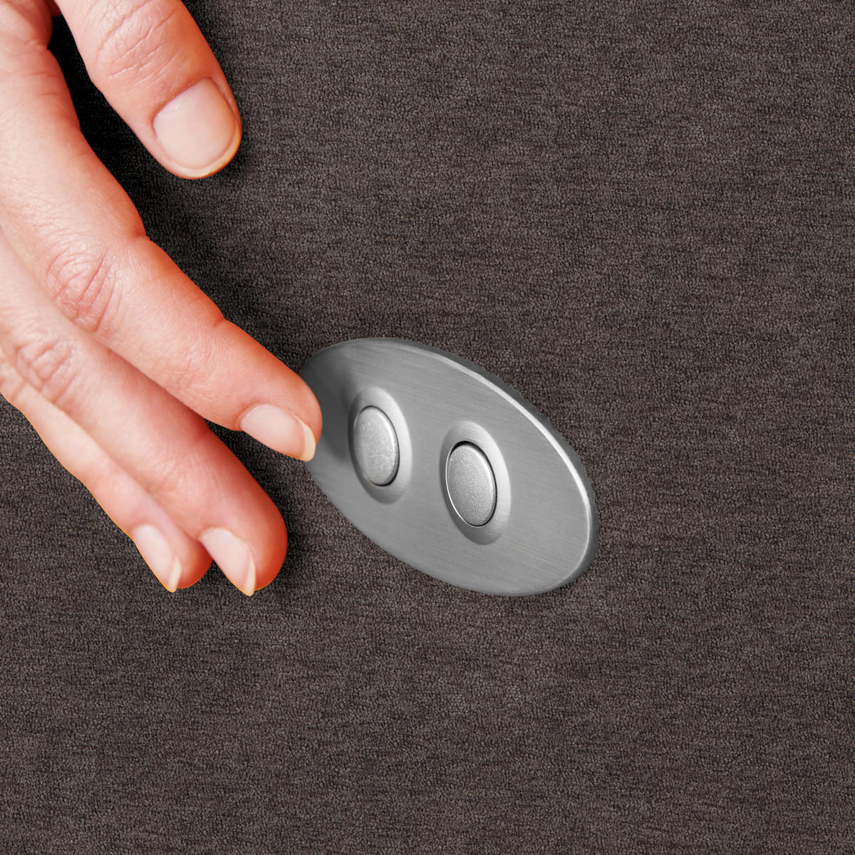 ECKSOFA in Mikrofaser Braun  207/301 cm  - Schwarz/Braun, Design, Textil/Metall (207/301cm) - Xora