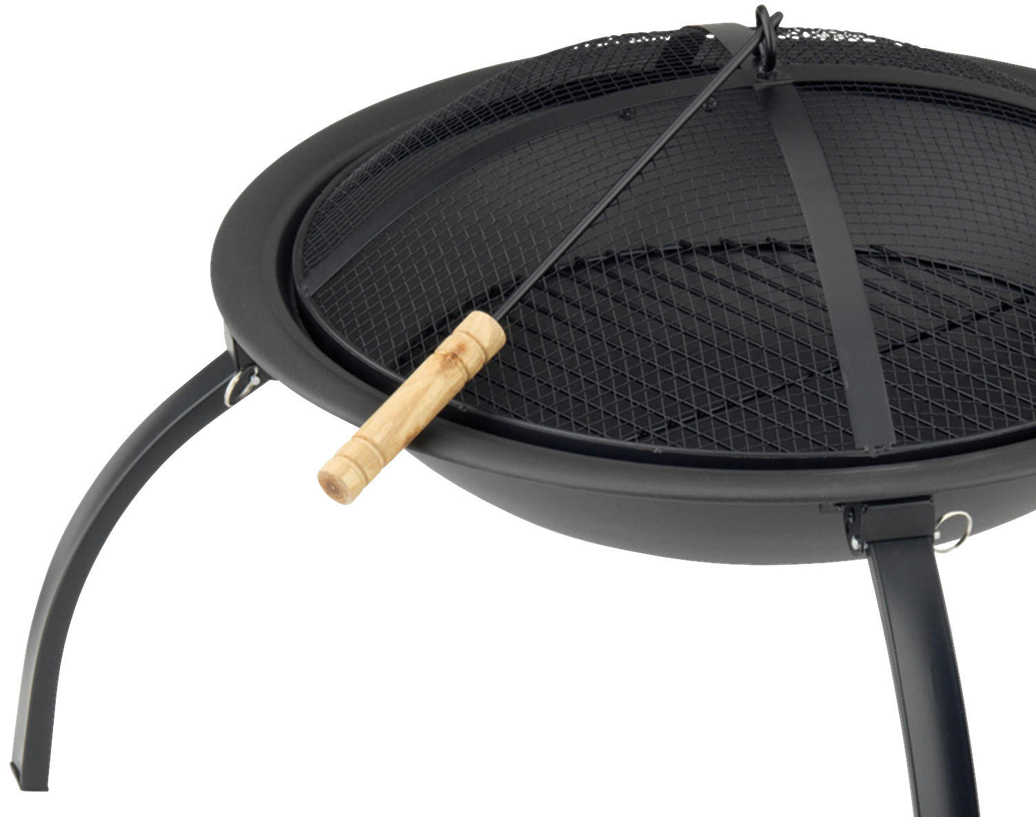FEUERSCHALE  - Schwarz, KONVENTIONELL, Metall (58,5/40cm)