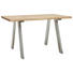ESSTISCH in Holz, Metall 140/90/77 cm - Edelstahlfarben/Eichefarben, Design, Holz/Metall (140/90/77cm) - Dieter Knoll ESSTISCH in Holz, Metall 140/90/77 cm - Edelstahlfarben/Eichefarben, Design, Holz/Metall (140/90/77cm) - Dieter Knoll