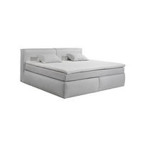 FAMILIENBOXSPRINGBETT - Silberfarben/Schwarz, LIFESTYLE, Kunststoff/Textil (240/200cm) - Esposa