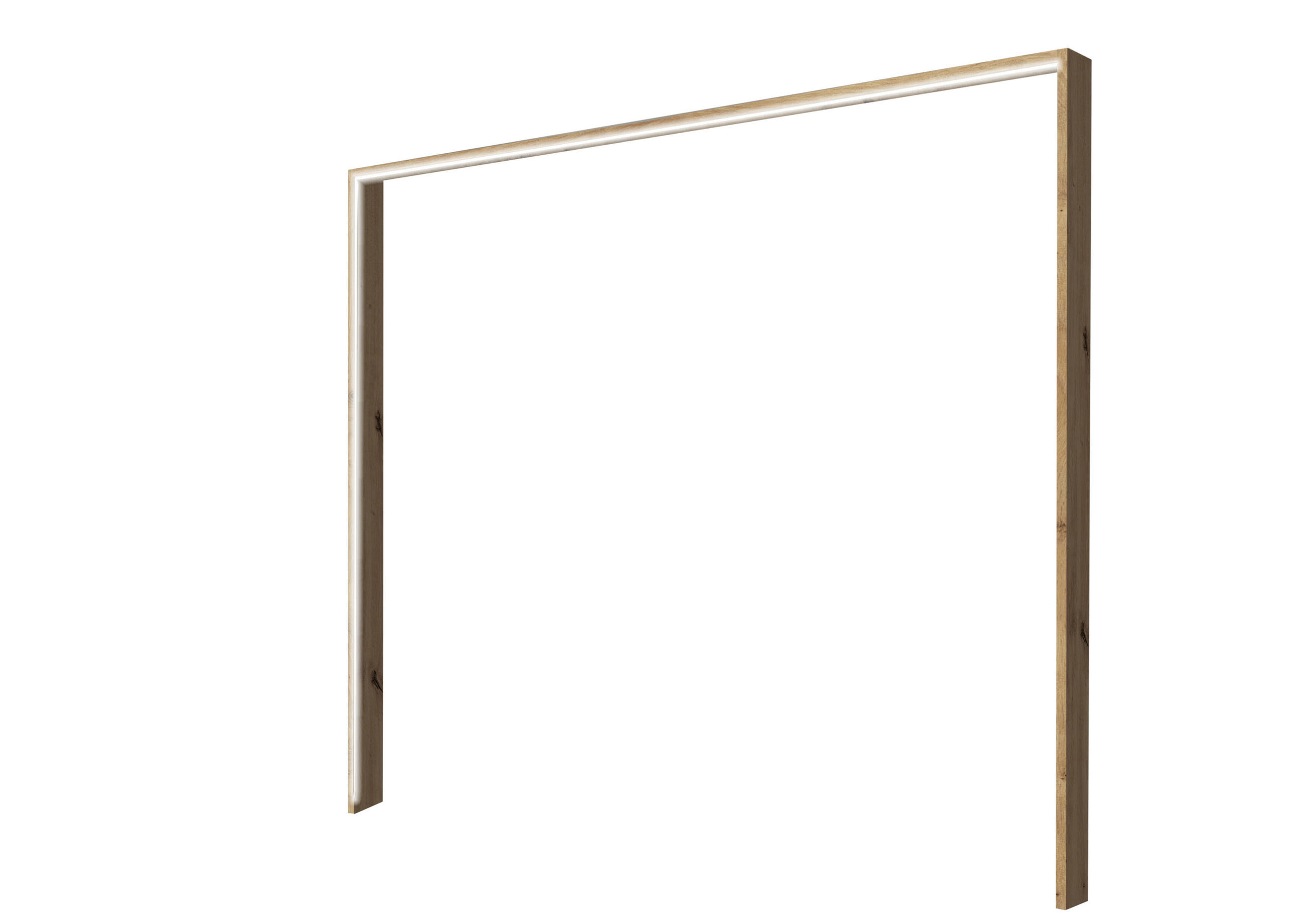 DÍSZKERET - Artisan tölgy, Basics, faalapú anyag (250/230/23cm) - Xora