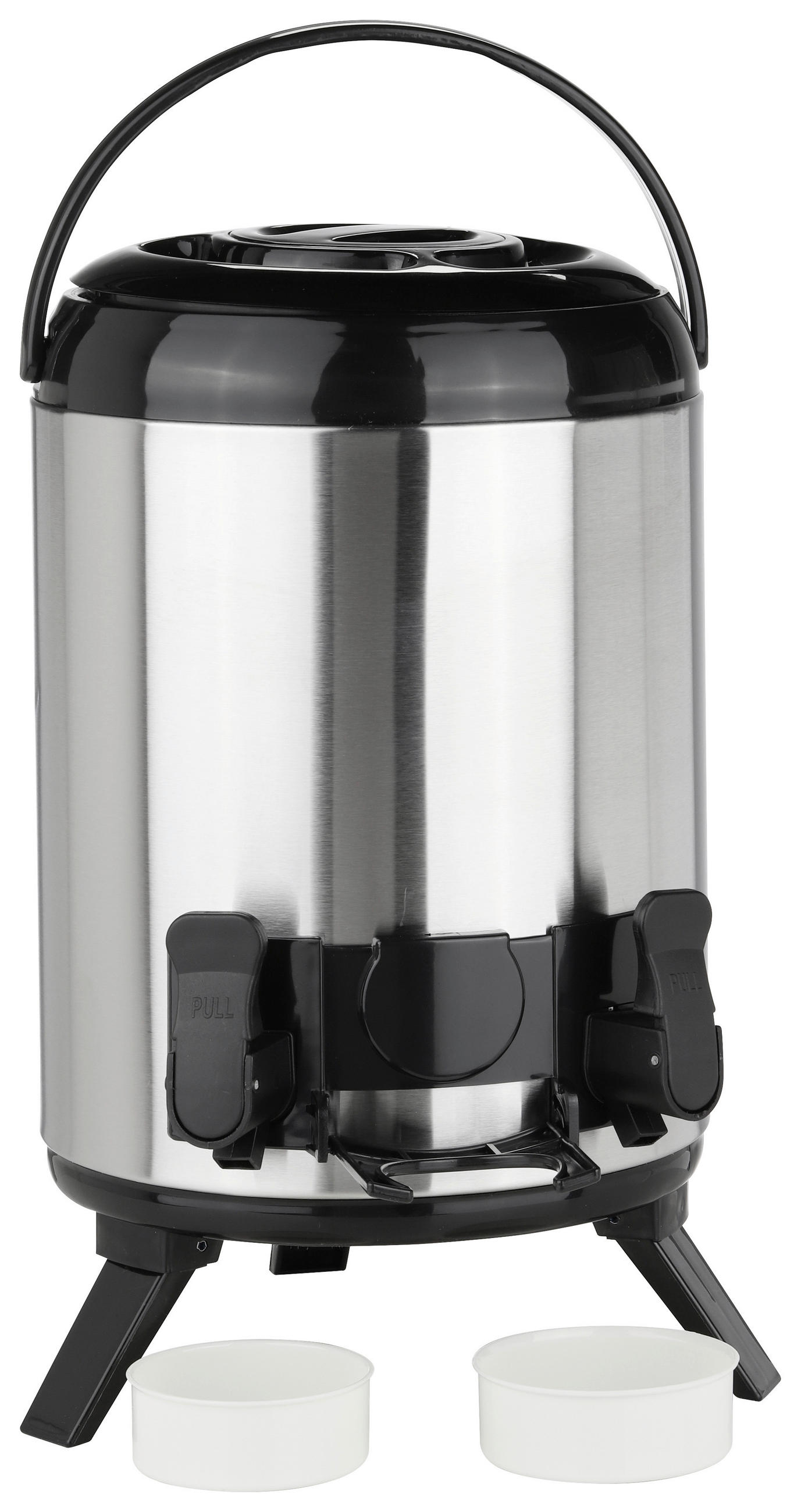 HEIßGETRÄNKESPENDER  - Edelstahlfarben, Basics, Metall (9l)