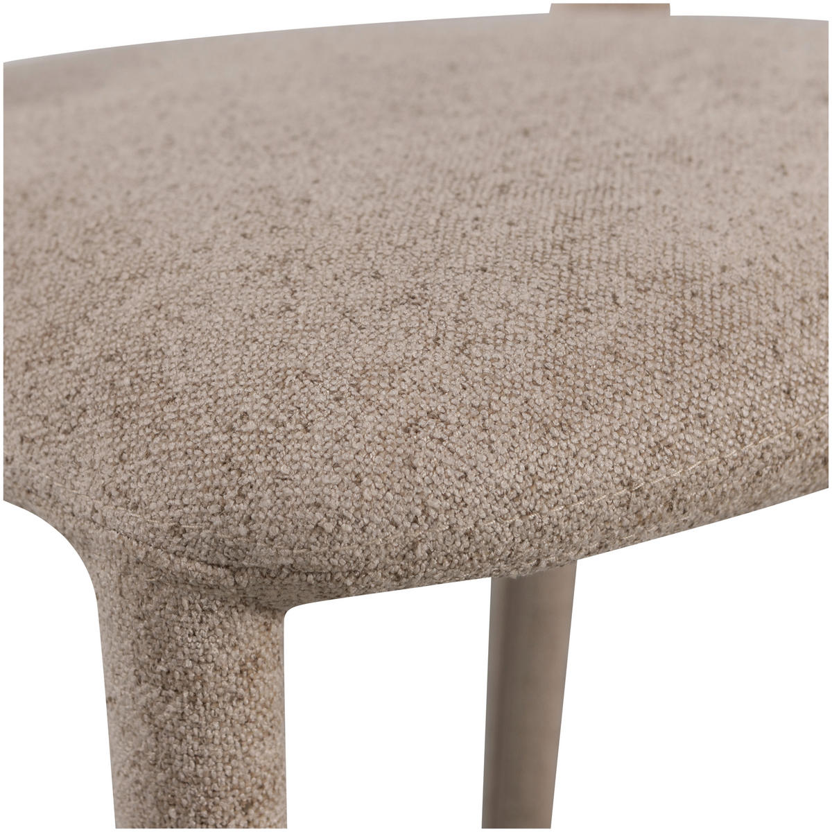 BARHOCKER Webstoff Sandfarben  - Sandfarben, MODERN, Textil (48/95/52cm) - Livetastic