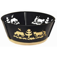 BROTKORB   - Hellbraun/Schwarz, Basics, Holz/Metall (25cm) - Heidi Cheese Line
