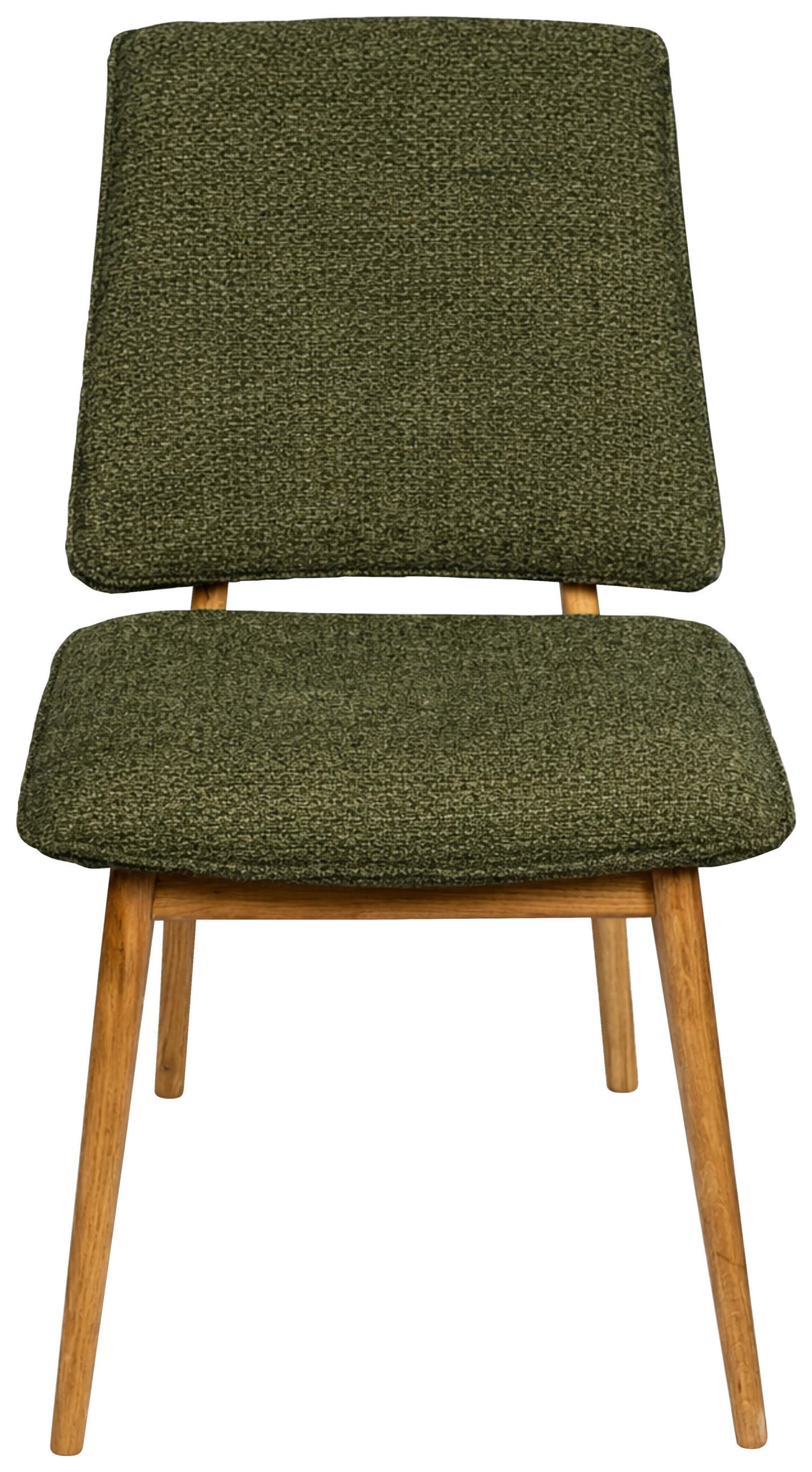 STUHL  Stoffauswahl Webstoff  - Eichefarben/Olivgrün, MODERN, Holz/Textil (48/89,5/60cm) - Carryhome