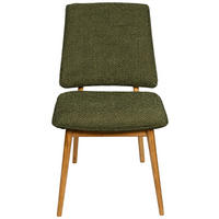 STUHL  Stoffauswahl Webstoff  - Eichefarben/Olivgrün, MODERN, Holz/Textil (48/89,5/60cm) - Carryhome