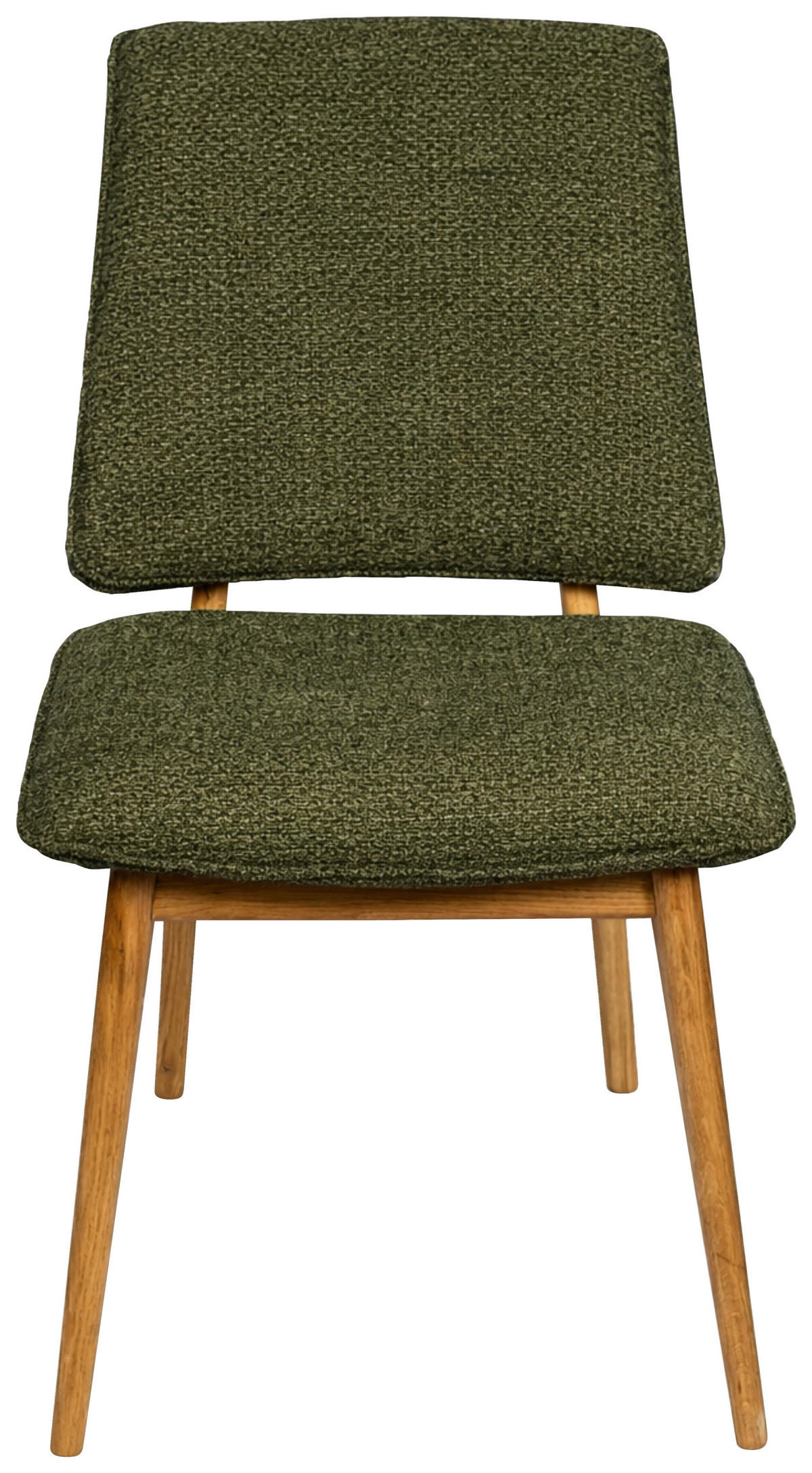 STUHL  Stoffauswahl Webstoff  - Eichefarben/Olivgrün, MODERN, Holz/Textil (48/89,5/60cm) - Carryhome