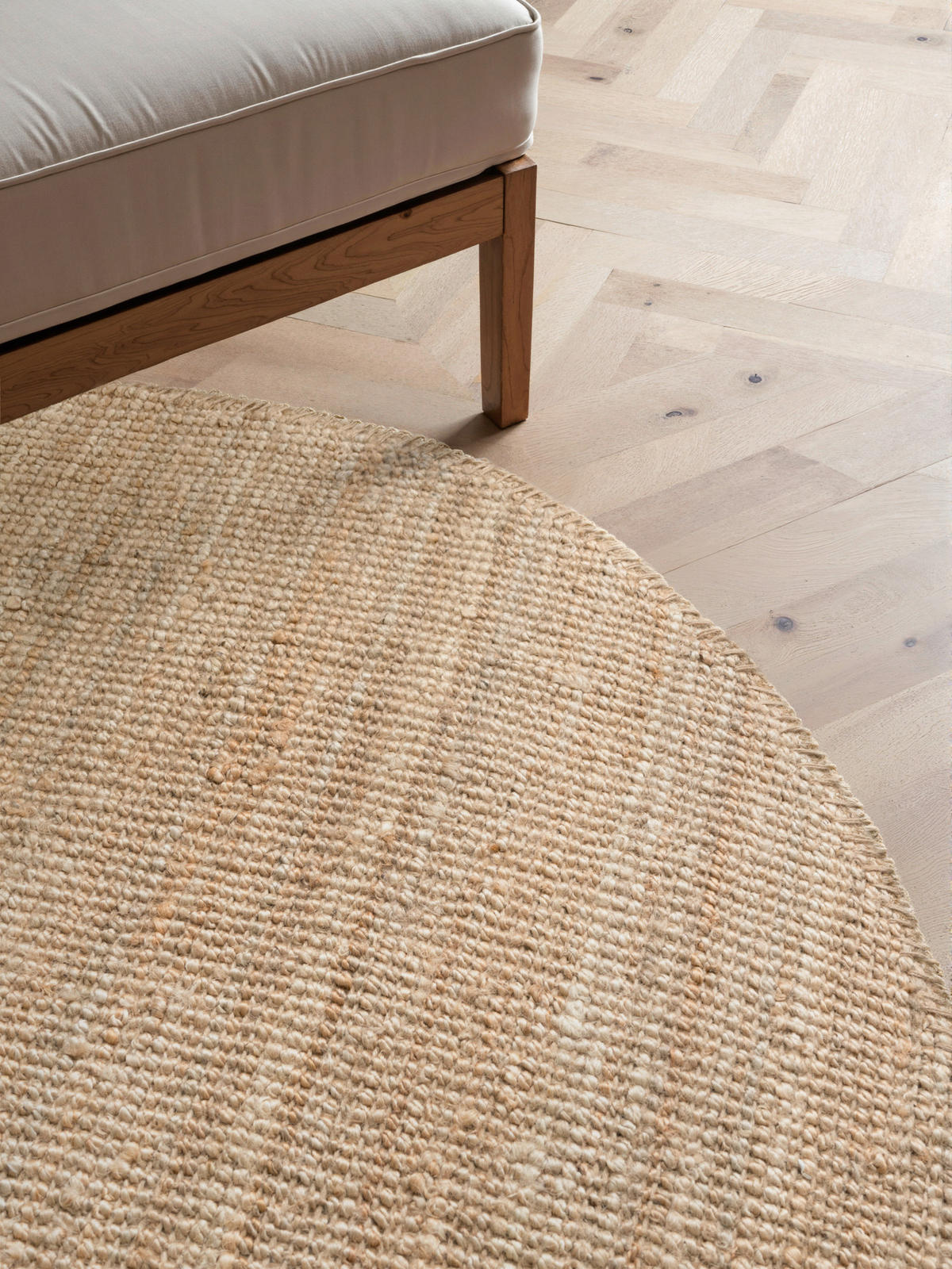JUTETEPPICH 200 cm Jaipur Goldfarben  - Goldfarben, Basics, Textil (200cm) - Hanse Home