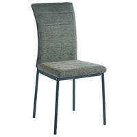 STOL, kovina, tekstil zelena  - črna/zelena, Design, kovina/tekstil (44/95/57cm) - Carryhome