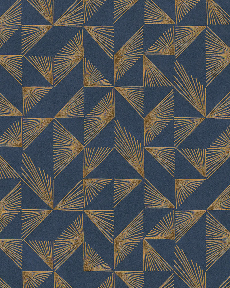 TAPETA VINILNA  plava, narančasta  - narančasta/plava, Design, papir (53*1000cm)