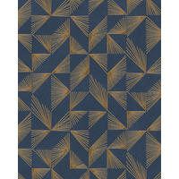 TAPETA VINILNA  plava, narančasta  - narančasta/plava, Design, papir (53*1000cm)