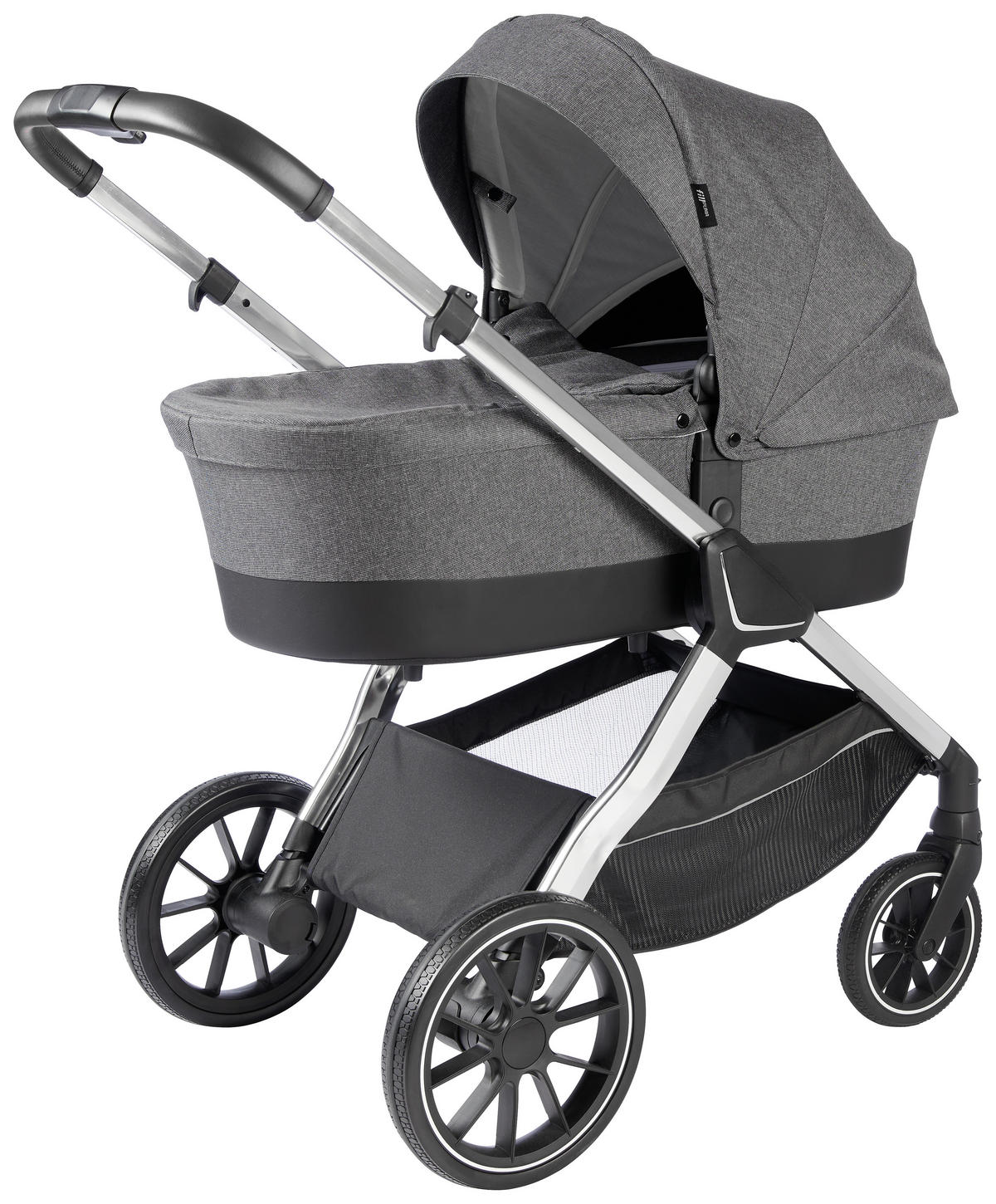DEČJA KOLICA - SET  Nizza  - siva/srebrna, Trendi, tekstil/metal - My Baby Lou