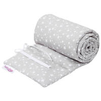 Nestchen Pique Babybay  168/2/24 cm   - Weiß/Grau, Basics, Textil (168/2/24cm) - Babybay