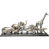 DEKOTIER - Silberfarben, Basics, Kunststoff (71/35,5/16cm) - Kare-Design