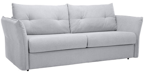 SCHLAFSOFA Webstoff Hellgrau  - Hellgrau/Schwarz, KONVENTIONELL, Kunststoff/Textil (220/89/104cm) - Carryhome